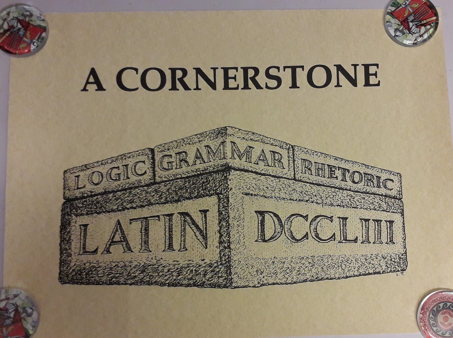 Latin Is A Cornerstone Poster