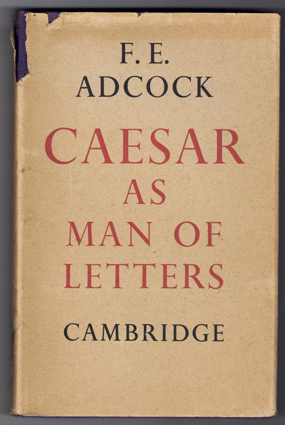 Caesar As Man Of Letters