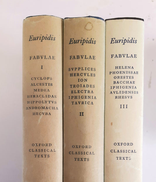 Euripides Fabulae: Volumes I-III Complete Set