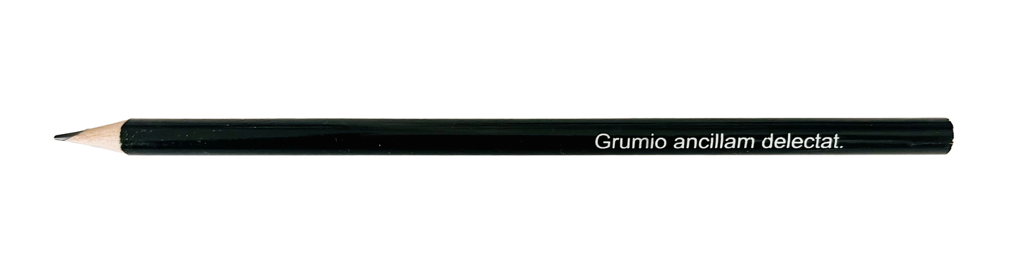 Grumio ancillam delectat pencil