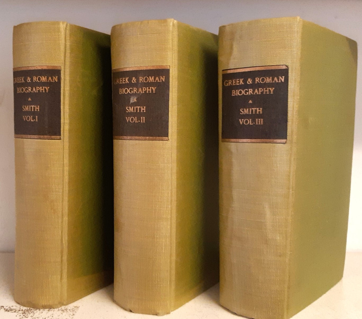 Dictionary of Greek and Roman Biography and Mythology : Three volumes Set