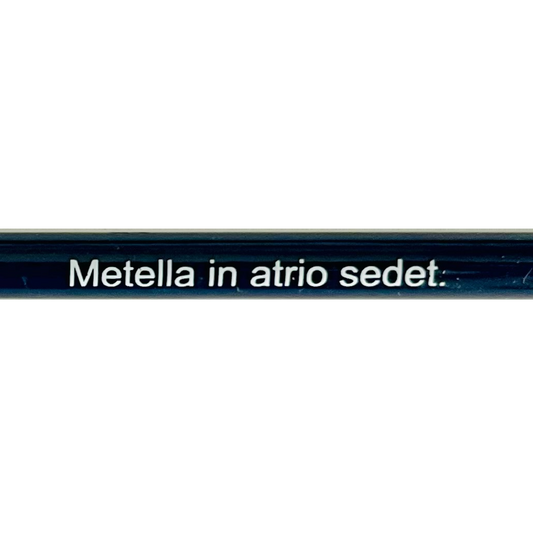 Metella in atrio sedet pencil