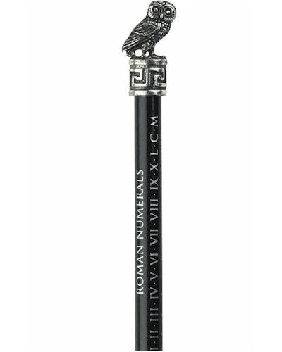 Roman owl pencil topper