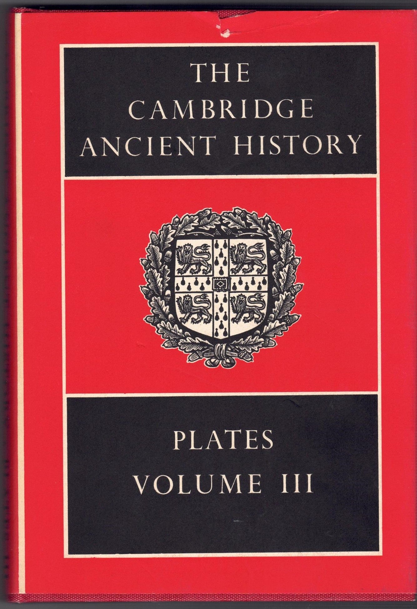 Cambridge Ancient History - Plates Volume III