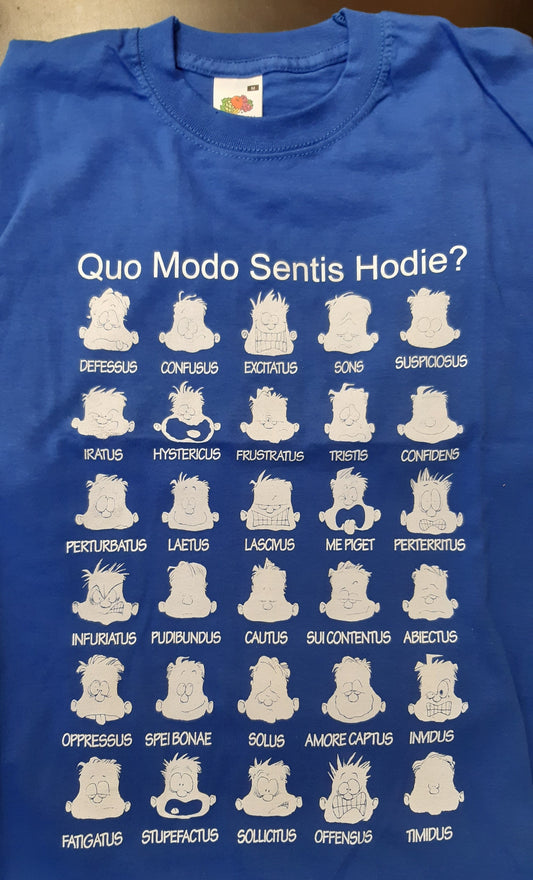 T-Shirt. Quo Modo Sentis Hodie?