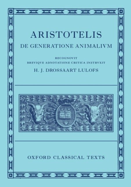 On the Generation of Animals (De Generatione Animalium)