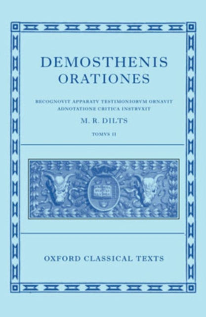 Demosthenis Orationes: Tomvs II