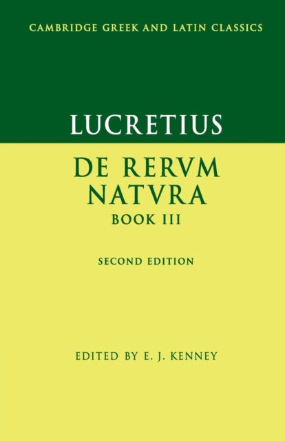 Lucretius: De Rerum Natura Book III