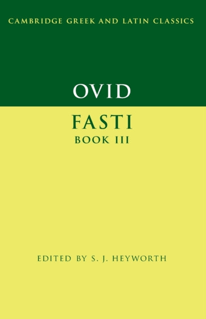 Ovid: Fasti Book 3