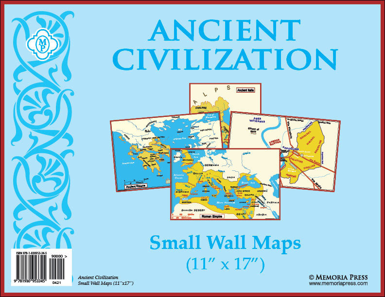 Ancient Civilization Small Wall Maps