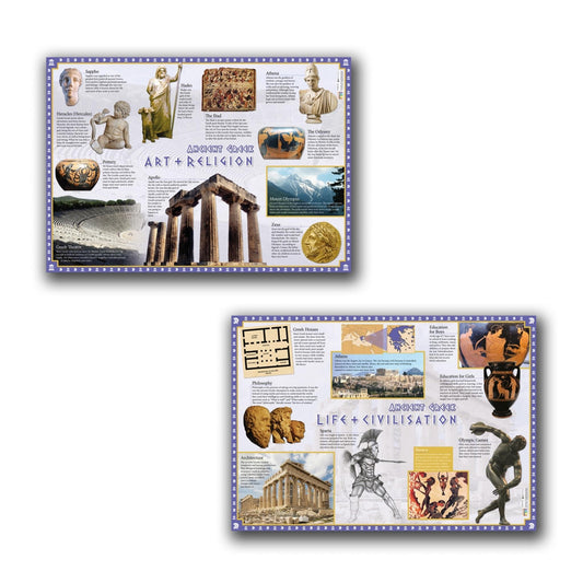 Ancient Greece Poster (Set of 2)