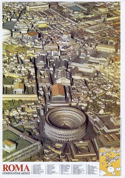 City of Rome - Colosseum Poster