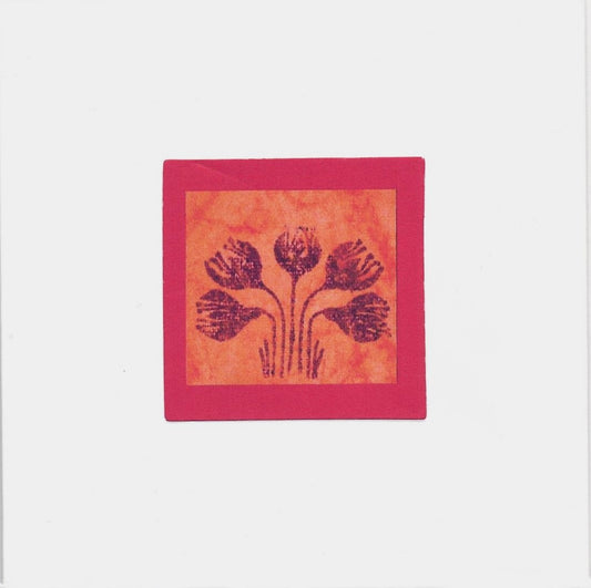 Crocuses Greeting Card (Red)