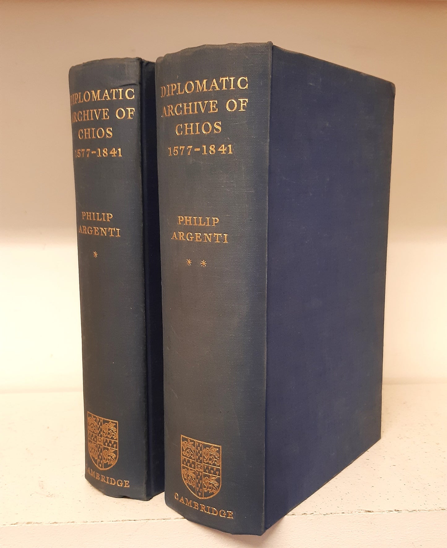 Diplomatic Archive of Chios 1577- 1841 2 Volume set.