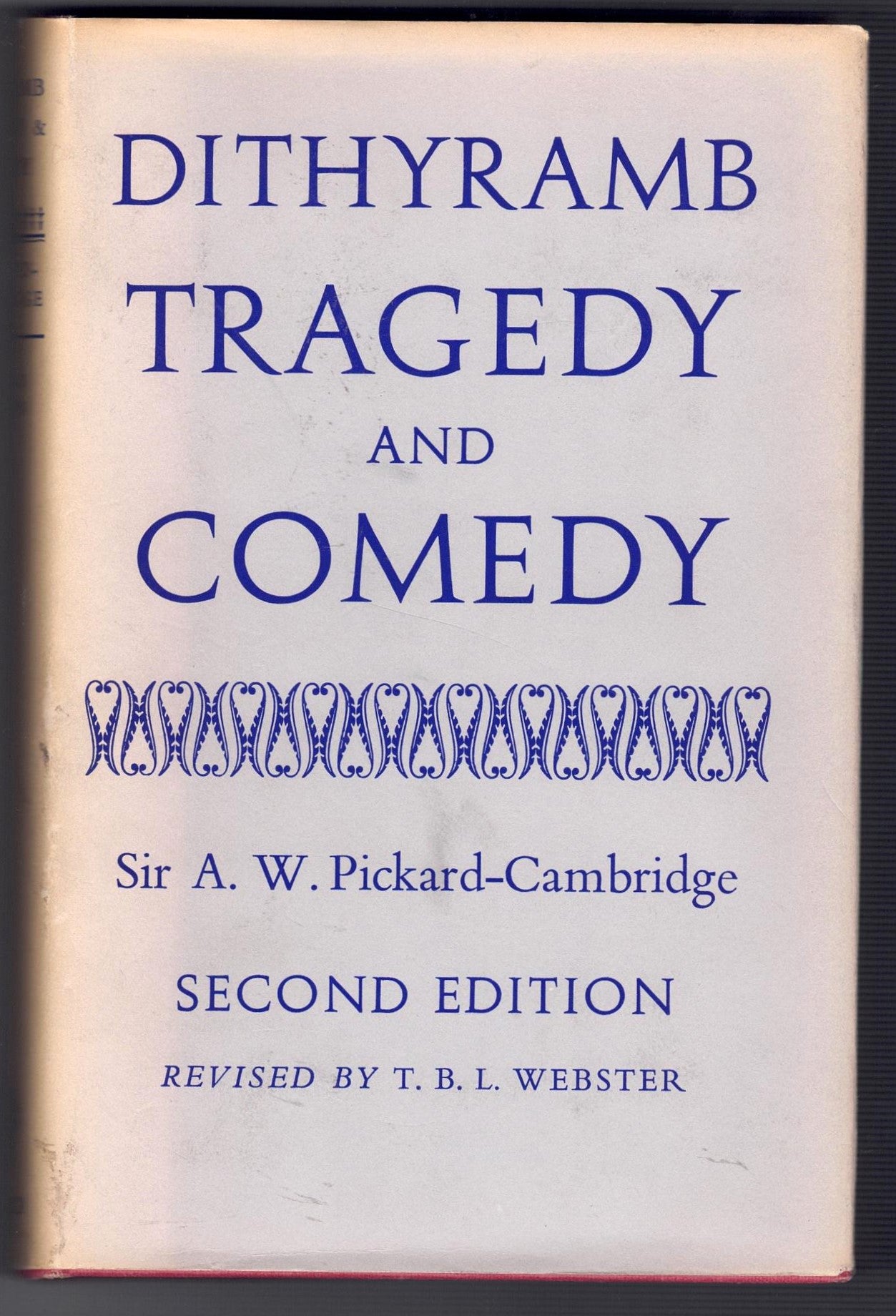 Dithyramb Tragedy and Comedy