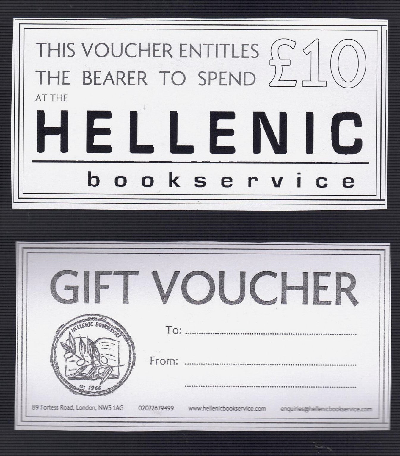 Gift Voucher Hellenic Bookservice