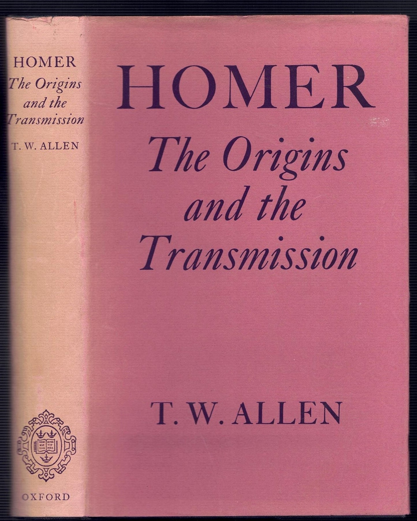 Homer The Origin and the Transmission