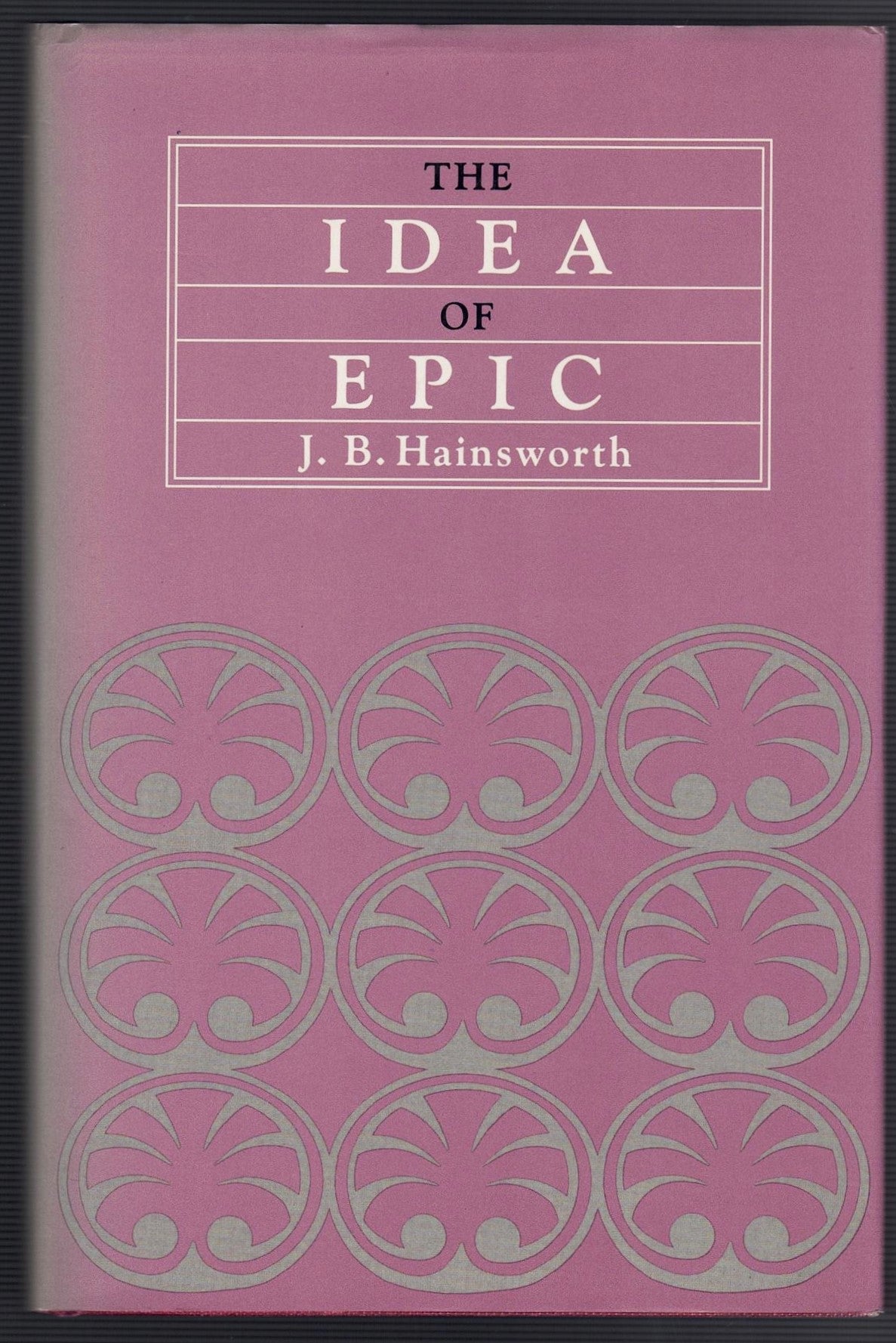 The Idea of Epic