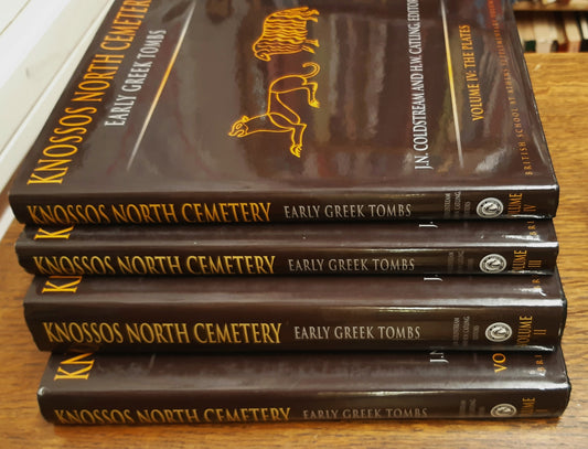 Knossos. the North Cemetery: Early Greek Tombs  Volumes I-IV