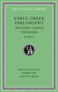 The Loeb Classical Library: Early Greek Philosophy, Volume V