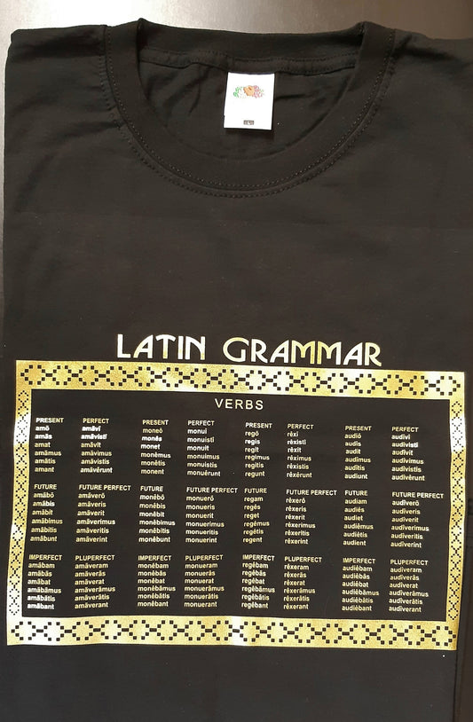T-Shirt. Latin Grammar.