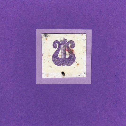 Lyre Motif Greeting Card