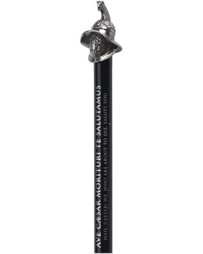 Roman gladiator helmet pencil topper