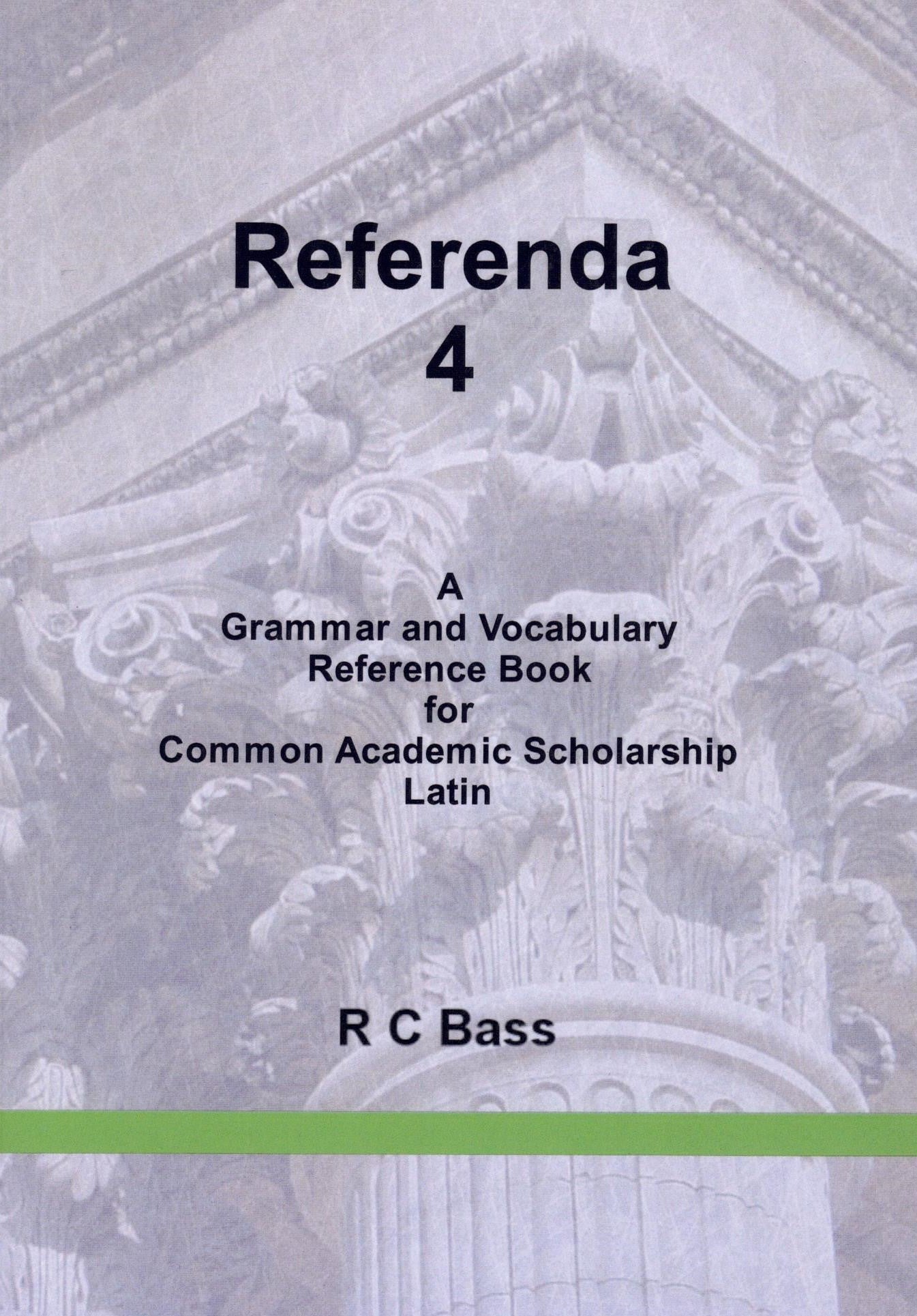 Referenda 4: A Grammar and Vocabulary Reference Book for Common Entrance Level 1