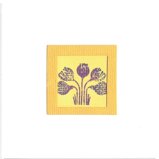 Crocuses greeting card