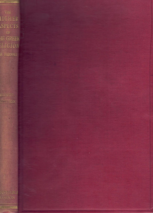 The Higher Aspects of the Greek Religion