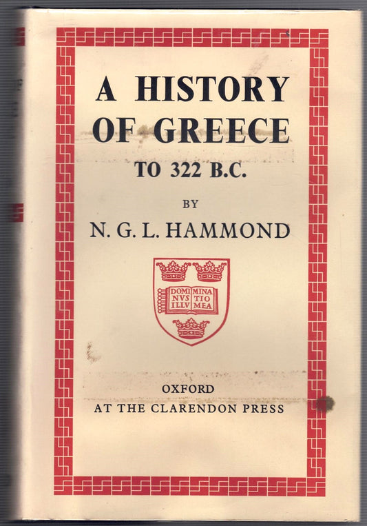A History of Greece to 322 B.C