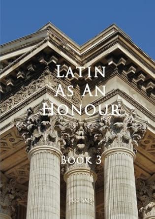 Latin as an Honour Book 3